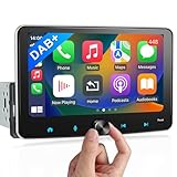 DAB+ Android Autoradio 1Din Wireless CarPlay Wireless Android Auto Radio...