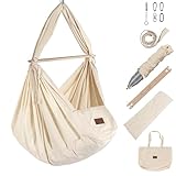 SCHMUSEWOLKE Federwiege Komplett-Set - Hängematte für Babys und...