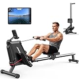 JOROTO Rudergerät für Zuhause, Leises Magnetisches Rudergerät Bluetooth...
