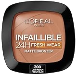 L'Oréal Paris langanhaltender und deckender Bronzer, Für eine natürliche...