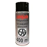 Ludwiglacke Felgenlack schwarz glänzend Spraydose 400ml