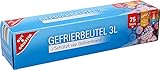 Gut & Günstig 75 Gefrierbeutel 3L +Clip