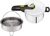 Tefal P2530738 Secure 5 Neo Schnellkochtopf 22 cm, 6 L, inklusive...