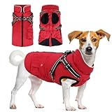 Woiil Hundemantel Hundejacke Wintermantel für Grosse Hunde, Hundemantel...