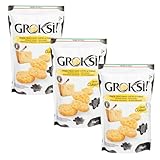 GROKSi! Classico 3x 60g glutenfrei ohne Kohlenhydrate Snack aus Italien...