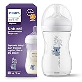 Philips AVENT Babyflasche Natural Response – Babyflasche, 260 ml,...