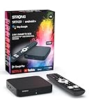STRONG SRT420 4K Streaming Box Android TV Mit Ethernet-Port, DVB-T2, 2GB...