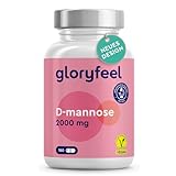 gloryfeel D-Mannose hochdosiert - 2000 mg reine D Mannose pro Tagesportion...