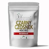 Schwarzer Knoblauch 400mg - 60 Kapseln - Fermentiert Extrakt - Forest...