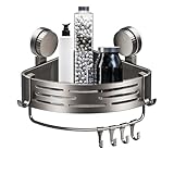 Eck-Duschregal, Saugnäpfe, mit |Dreieckiges mit | Wandmontiertes mit,...