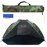 BuyWeek Angelzelt, Outdoor Camping Zelt Tragbarer Wasserdichter Tarnung...