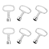 HweeWanX 6 Stück Dreikantschlüssel Mülltonne, Dreieck Schlüssel, 3 Kant...