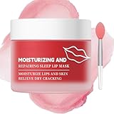 Lippenmaske über Nacht, Lippenbalsam, feuchtigkeitsspendende Reparatur,...