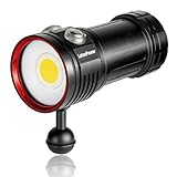 Tauchlampe,LetonPower L12 8000Lumens Taschenlampe tauchen,100m Unterwasser...