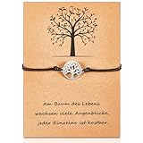 Fiada Lebensbaum Armband Armkettchen mit Lebensbaum Anhänger für Frauen...
