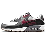 NIKE Air Max 90 Herren Sneaker Sneaker Schuhe, White Team Red Cool Grey...