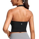 CRZ YOGA Butterluxe Damen Neckholder Sport BH Gepolstert Ohne Bügel Sports...