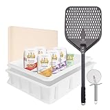 Pizza Lover Premium Pizzastein-Set für Backofen & Grill – 4in1 – inkl....