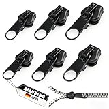 Alluring Reißverschluss Reparaturset, Reisverschluß-Zipper Ersatz, 6PCS...