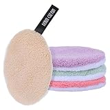 Bewudy Abschminkpads, 4 Stück Waschbar Abschmink-Wattepads,...