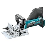 Makita DPJ180Z Akku-Nutfräse 18 V (ohne Akku, ohne Ladegerät), 11,4 cm L...