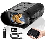 CamZeste 4K 48MP Nachtsichtgerät, 2.4' HD Digital Infrarot Fernglas...