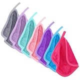 7 Stück Waschlappen Gesicht,Abschminkpads Make-up-Entferner-Tücher...