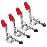 4 Stück Kniehebelklemme Push Pull Toggle Clamp Kniehebelspanner...
