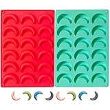 2 Stück Vanillekipferl Backform,Vanillekipferl Ausstecher,Silikon Form...