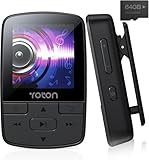 YOTON MP3-Player mit Bluetooth 5.2, 64 GB Speicher, FM-Radio,...