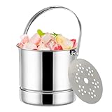 Eiskübel, Champagner-Eiskübel | Eiswanne aus Edelstahl mit Griff |...