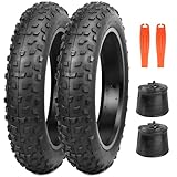 GRELiving 2er-Pack 20x4.0 Zoll Heavy Duty E-Bike Reifen Fat-Bike Reifen...