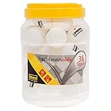 Idena - Tischtennisbälle 36 Stück in weiß, Durchmesser ca. 4 cm nach...