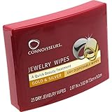 Connoisseurs Poliertuch Schmuck | 25 Tücher | Gold- & Silberschmuck...