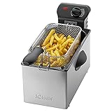 Bomann FR 2264 CB Edelstahl-Fritteuse 2,5L Perfekt für Pommes Frittes u....