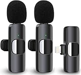 Lavalier Wireless Microphone for iOS, Wireless Mini Microphone for...