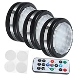 TEHAUX LED Nachtlicht mit Fernbedienung Flammig Rgb Kabellose Wandleuchte...