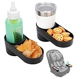 Viotiin 2 x Snack-Tablett für Kindersitz, kompatibel mit Safety 1st...