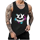 Sport Tank Top Herren Tanktop Sommer Muskelshirts Ärmelloses Tshirt Casual...