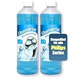 Cleanerist | 2x 1 Liter Scherkopfreiniger Nachfüllflüssigkeit für...