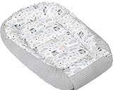 Medi Partners Babynest Kuschelnest Babynestchen 100% Baumwolle Waffle...