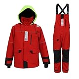 VZKAK Segeljacke für Herren, für schlechtes Wetter, Offshore-Segelmantel,...