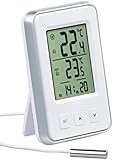 PEARL Außenthermometer: Digitales Innen- und Außen-Thermometer mit...