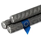 Stahl-Shop24-13x Baustahl Ø 8 mm 2000 mm - Gerippter Betonstahl nach DIN...
