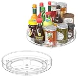 Radikor 2 Stück Drehteller Kühlschrank Organizer, 360° Lazy Susan...