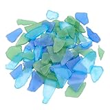 PandaHall 3 Colors Glass Cobalt Blue Aqua Und Frosted Green Sea Glass Für...