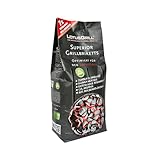 LotusGrill Superior BBQ-Briketts aus Buchenholzkohle 3KG Pack - CO2...