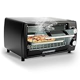 Ecosa Mini Backofen | 1000 Watt | 10 Liter | inkl. Backblech und Grillrost...