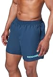Chiemsee Badehose Herren blau I Regular Fit Badeshorts mit elastischem Bund...