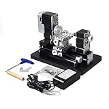 ZHRUI Hochleistungs-Mini-Drehmaschine, 60 W, aus Metall, Heimwerker,...
